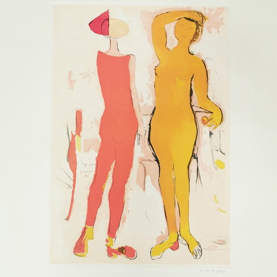 Image 1 of Vintage painting "Marino from Shakespeare" for Zwr, London 1978