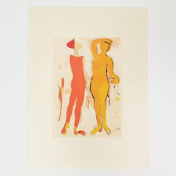 Image 1 of Vintage painting "Marino from Shakespeare" for Zwr, London 1978