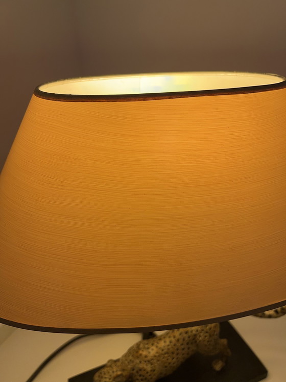 Image 1 of Manfred Neumann Cheetah Table Lamp