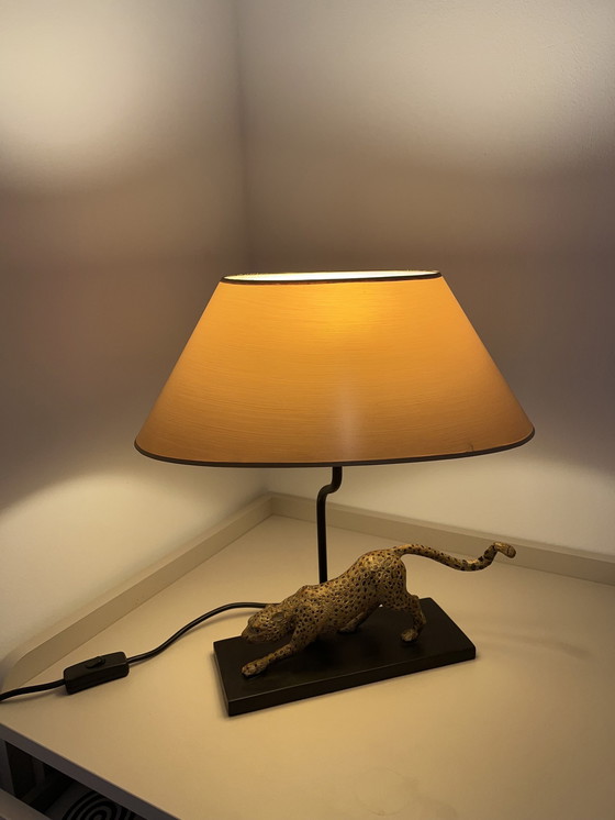 Image 1 of Manfred Neumann Cheetah Table Lamp