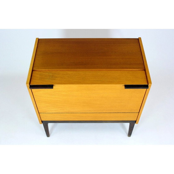 Image 1 of Vintage ashwood and mahogany sideboard for Up Zavody, Czechoslovakia 1970