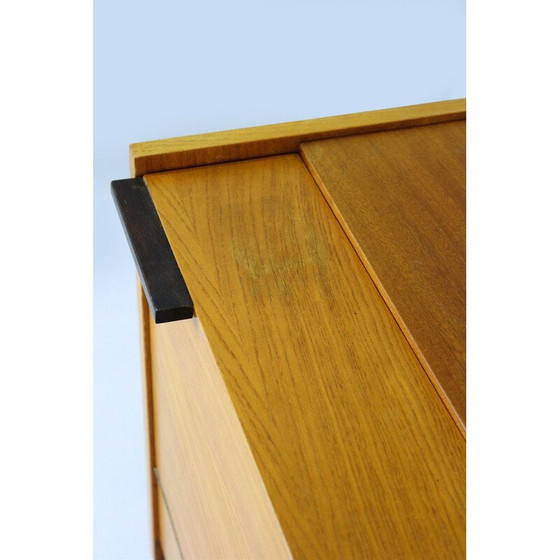 Image 1 of Vintage ashwood and mahogany sideboard for Up Zavody, Czechoslovakia 1970