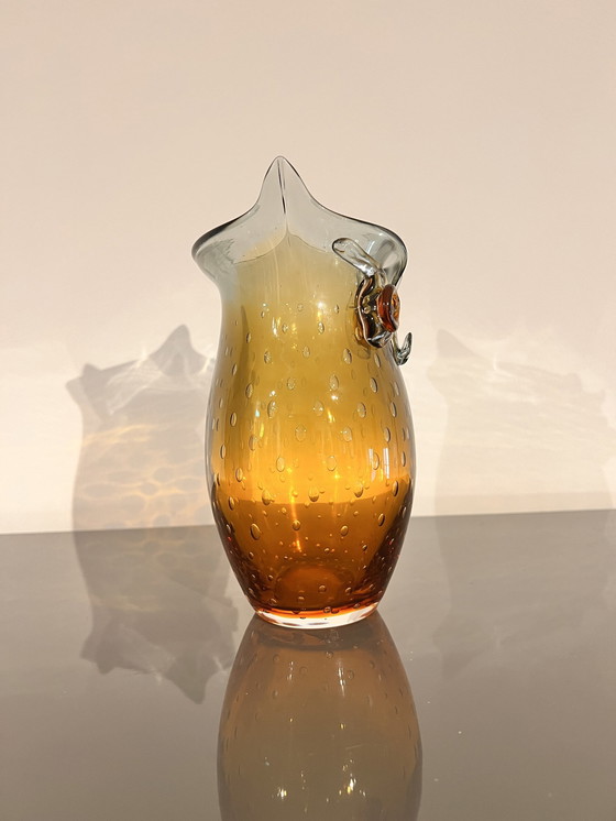 Image 1 of Glass art, Owl Small