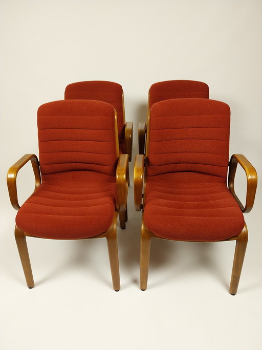 Set Of 6 Giroflex Chairs, Model 9012