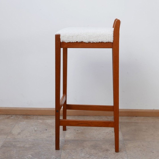 Image 1 of Mid-century teak bar stool, Sweden 1960s