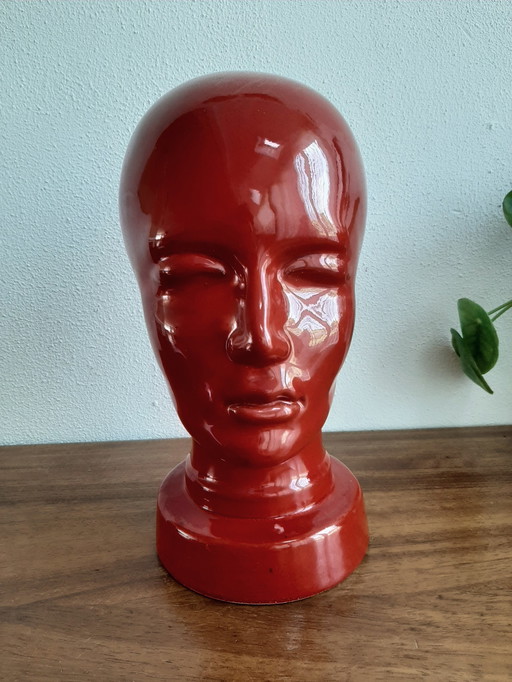 Vintage ceramic head