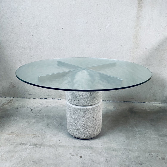 Image 1 of Dining Table Giovanni Offredi Paracarro For Saporiti 1970