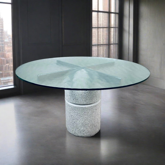 Image 1 of Dining Table Giovanni Offredi Paracarro For Saporiti 1970