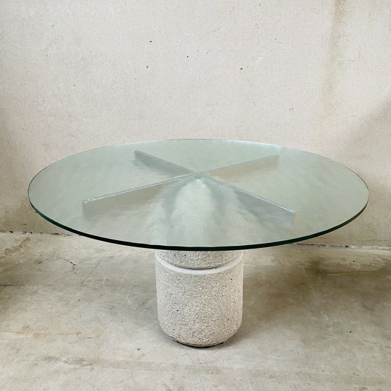 Image 1 of Dining Table Giovanni Offredi Paracarro For Saporiti 1970