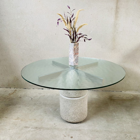 Image 1 of Dining Table Giovanni Offredi Paracarro For Saporiti 1970