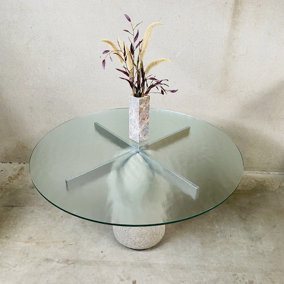 Image 1 of Dining Table Giovanni Offredi Paracarro For Saporiti 1970