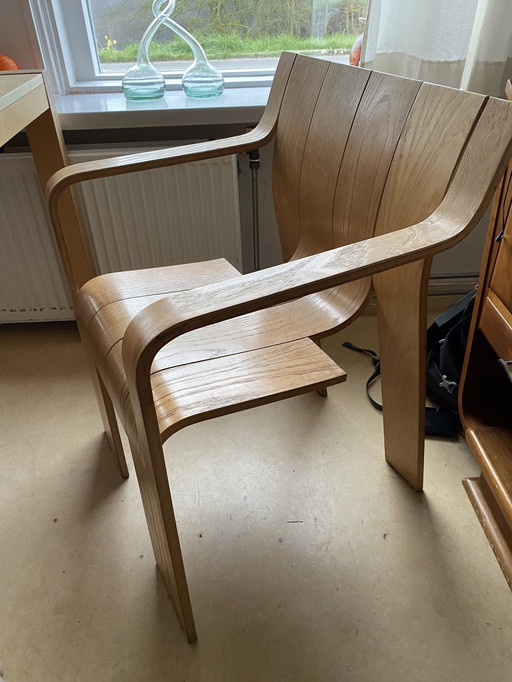 3x Gijs Bakker strip chairs