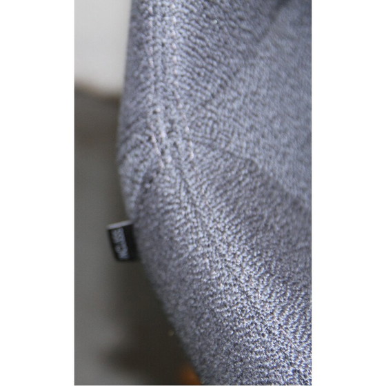 Image 1 of Vintage Dunas XL office armchair in light wood and fabric for Inclass