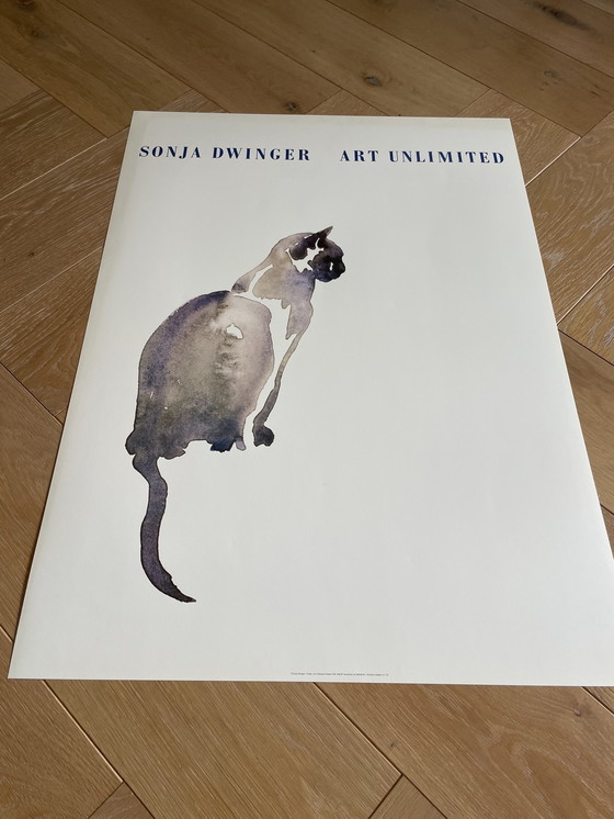 Image 1 of Sonja Dwinger (1925-2012), Yindee (A Cat), Copyright Sonja Dwinger, Printed In Holland No.119