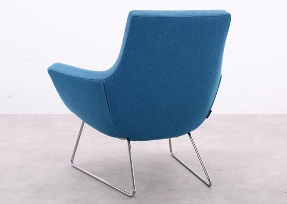 Image 1 of Swedese Happy Easy Low Back Armchair Blue