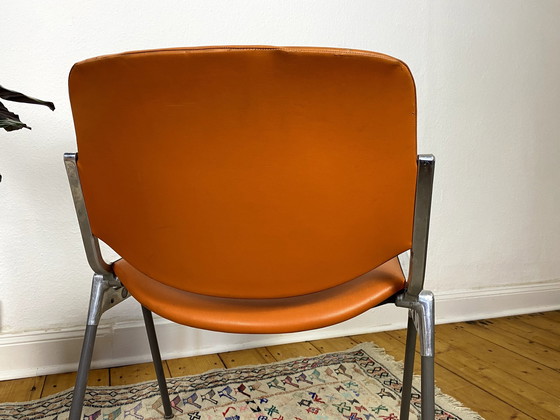 Image 1 of 2X Anomina Castelli Dsc 106 chair by Giancarlo Piretti