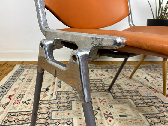 Image 1 of 2X Anomina Castelli Dsc 106 chair by Giancarlo Piretti