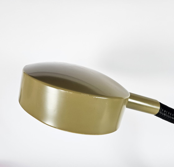 Image 1 of Hala Zeist - Desk lamp - Olive green - Flexible arm - 1970's