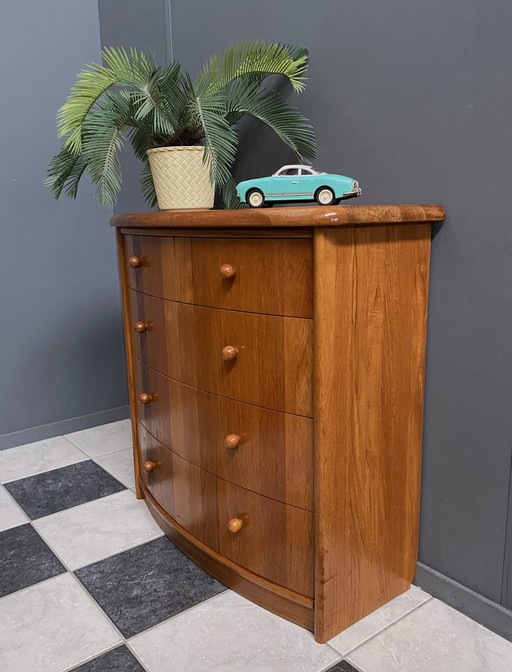 Teak Chest Of Drawers By Silkeborg Denmark 1980S