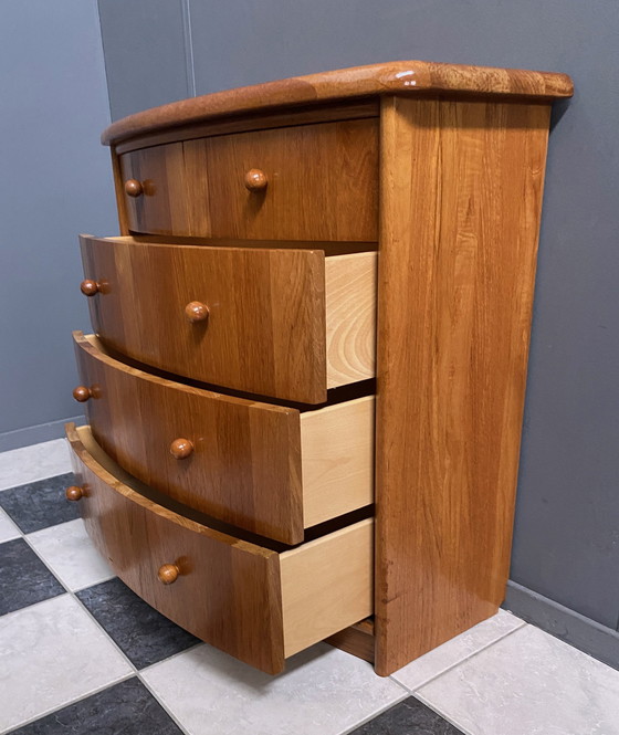 Image 1 of Teak Chest Of Drawers By Silkeborg Denmark 1980S