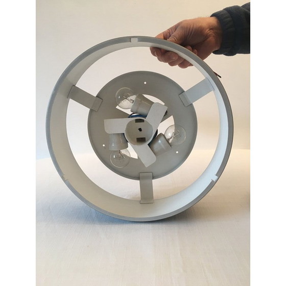 Image 1 of Vintage metal and plastic pendant lamp, 1950-1960