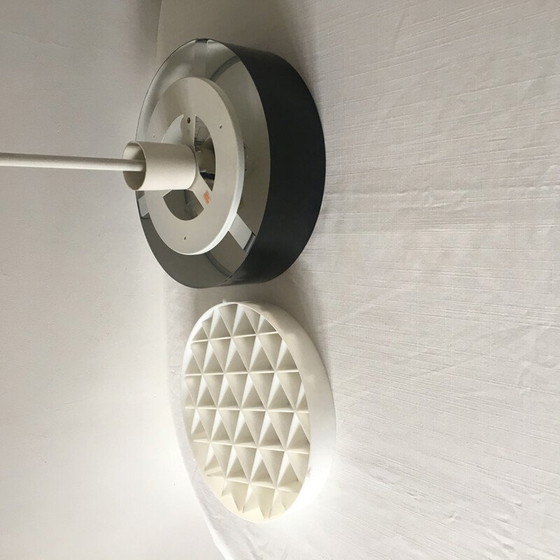 Image 1 of Vintage metal and plastic pendant lamp, 1950-1960