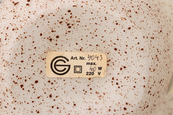 Image 1 of Vintage Glass Mushroom or Mushroom lights 1960 Germany.