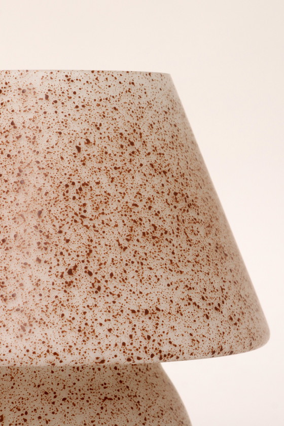 Image 1 of Vintage Glass Mushroom or Mushroom lights 1960 Germany.