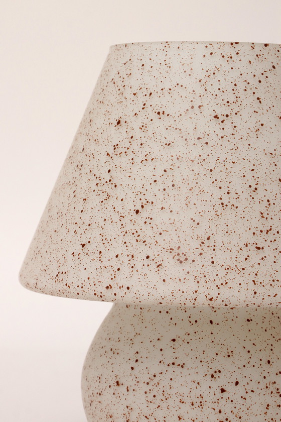 Image 1 of Lampe champignon en verre vintage 1960 Allemagne.