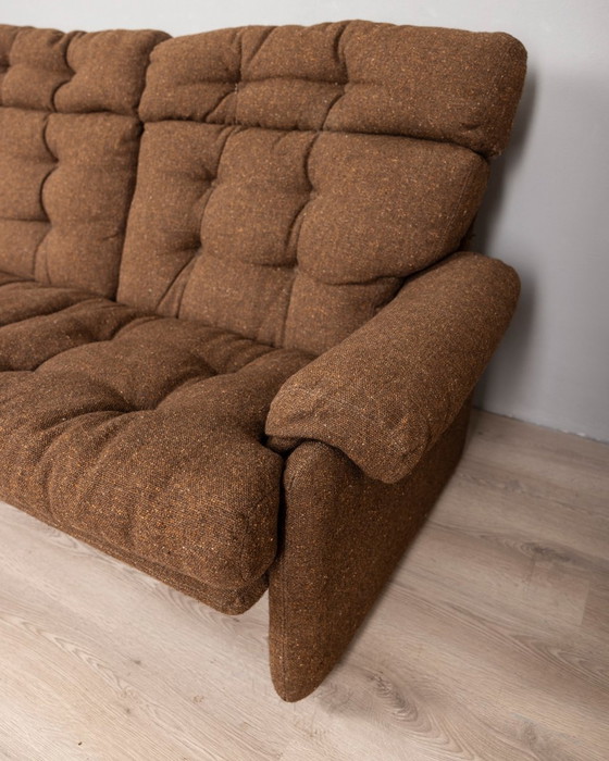 Image 1 of Vintage 70S Sofa In Fabric Mod. Coronado Design Afra & Tobia Scarpa