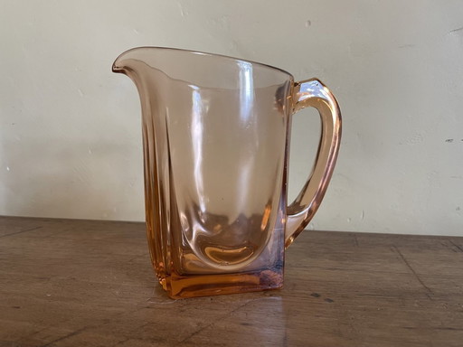 Water carafe Carafe Water jug Art Deco 1930 French Vintage