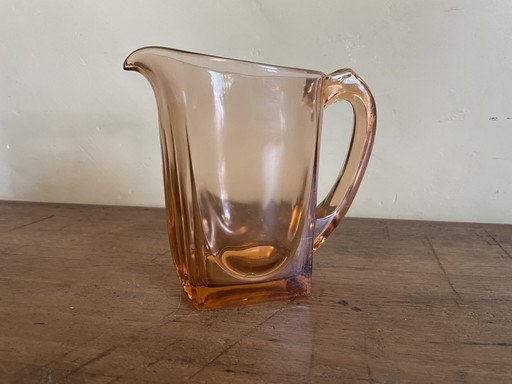 Water carafe Carafe Water jug Art Deco 1930 French Vintage