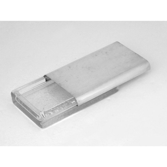Image 1 of Vintage glass cigar box by Joe Colombo for Arnolfo Di Cambio Italy, 1968