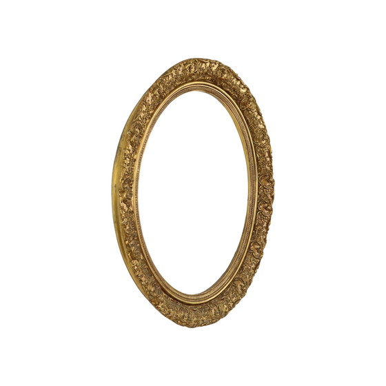 Image 1 of Oval Golden Baroque List Rococo