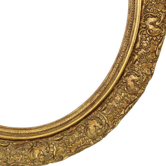 Image 1 of Oval Golden Baroque List Rococo