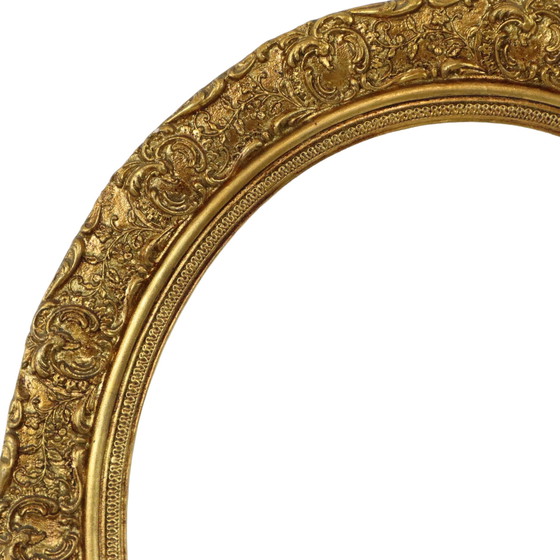 Image 1 of Oval Golden Baroque List Rococo