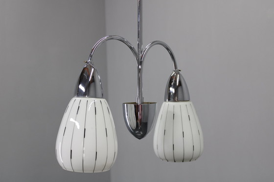 Image 1 of Lampadario vintage anni '50 di Instala Decin, Cecoslovacchia