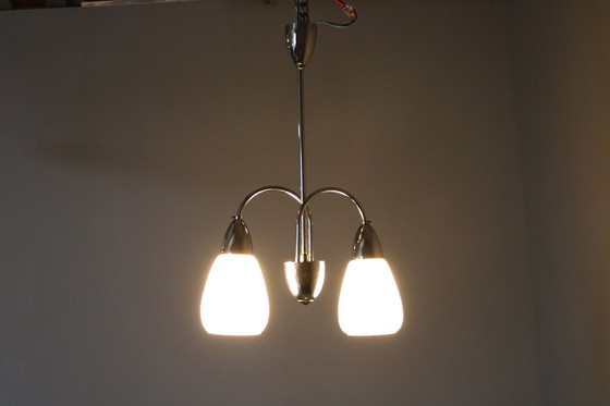 Image 1 of Lampadario vintage anni '50 di Instala Decin, Cecoslovacchia