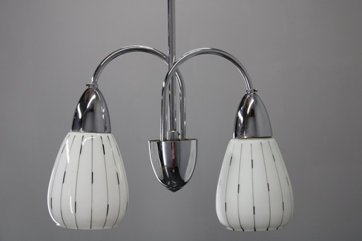 Lampadario vintage anni &#39;50 di Instala Decin, Cecoslovacchia