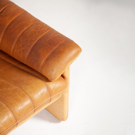 Image 1 of Vintage leather sofa by De Sede, Switzerland 1970s
