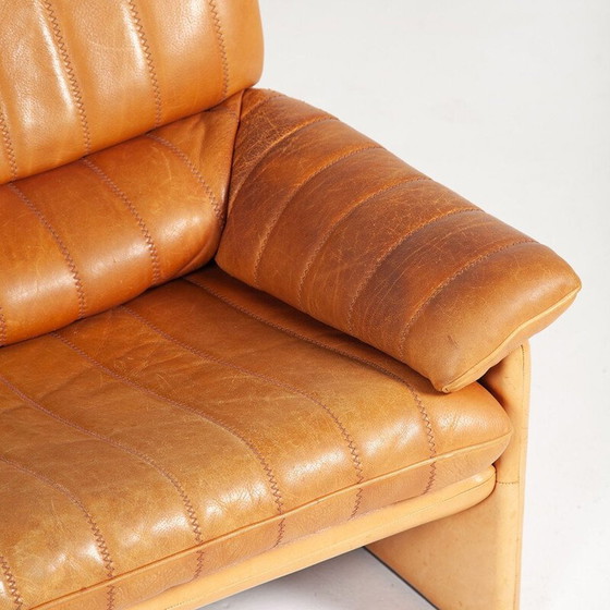 Image 1 of Vintage leather sofa by De Sede, Switzerland 1970s