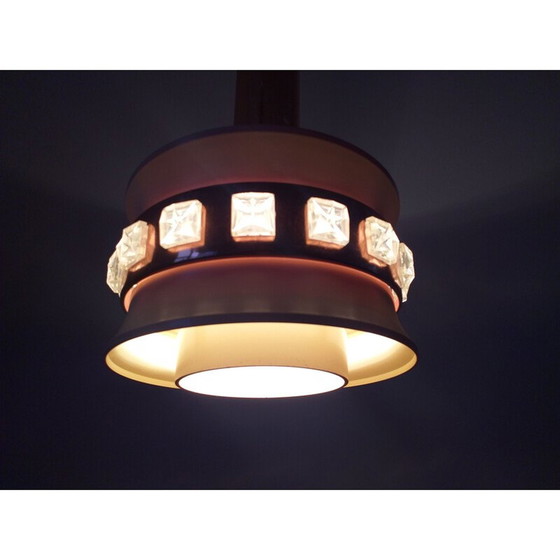 Image 1 of Set of 3 vintage pendant lamps, Sweden 1960