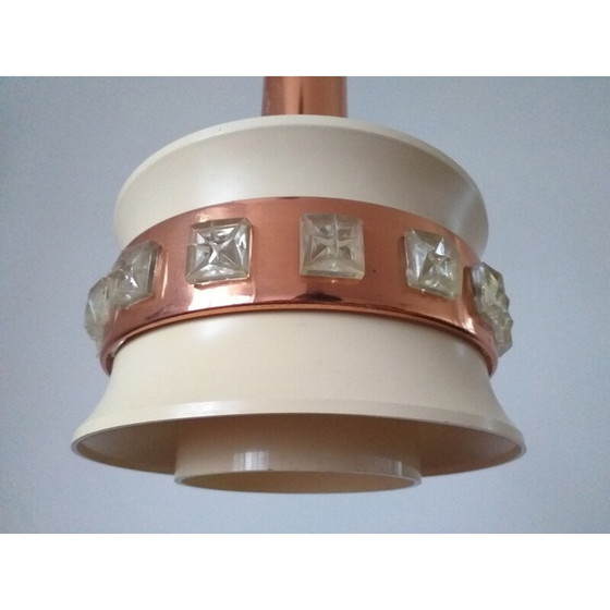 Image 1 of Set of 3 vintage pendant lamps, Sweden 1960