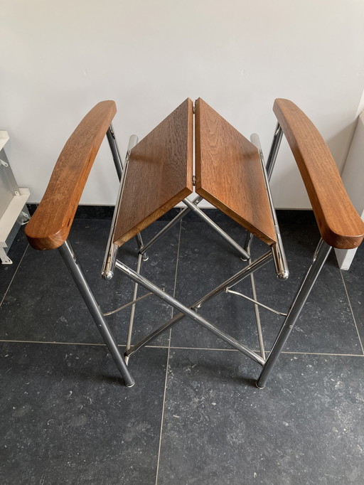 4x Deck Saloon Chairs 60s Super Van Craft