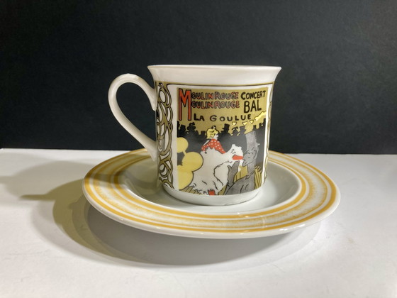 Image 1 of 5x Art Deco Style Cups And Saucers