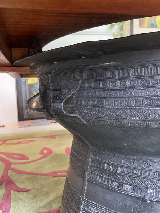 Image 1 of Burmese Bronze Drum Antique