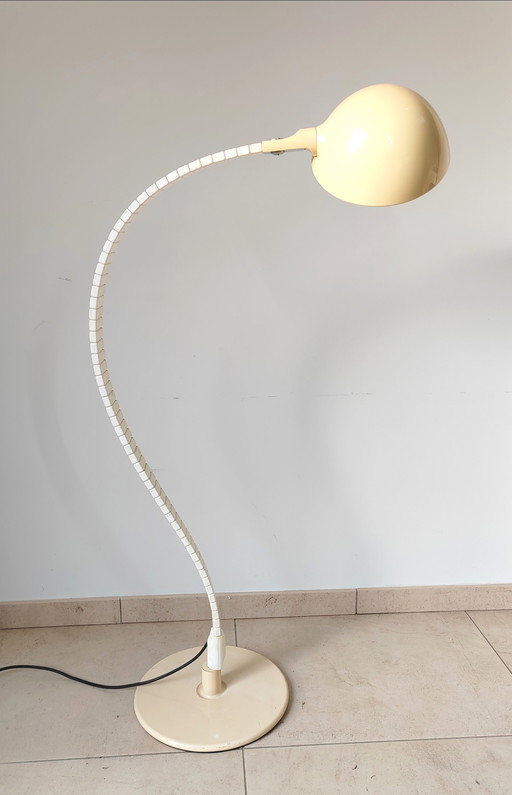 Vintage Martinelli Luce Vertebra Reading Lamp 