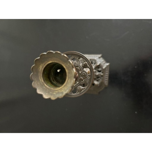 Vintage bronze candlestick