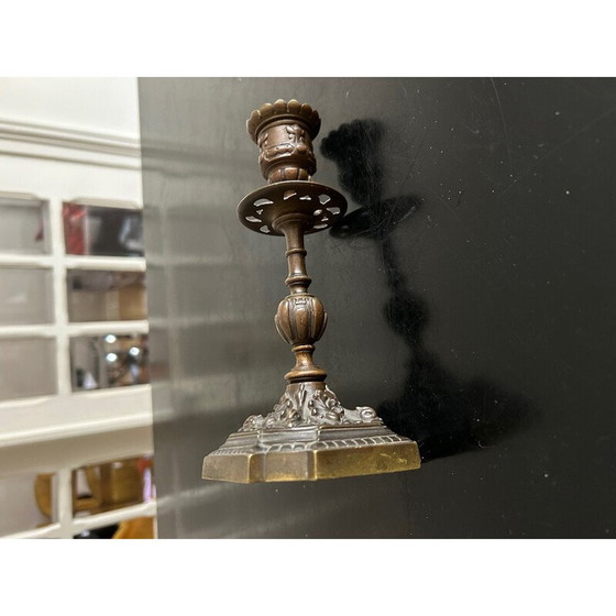 Image 1 of Vintage bronze candlestick
