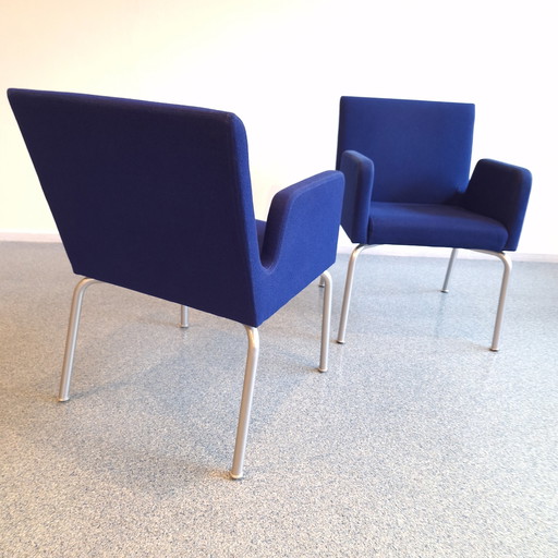 2x Skandiform design Dropp F202 armchairs